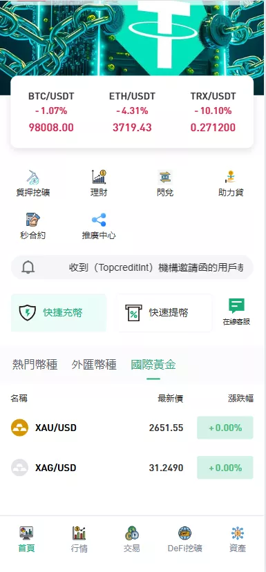 图片[4]-DApp多功能综合交易所源码/虚拟币+外汇+贵金属/秒合约/DeFi挖矿/USDT贷款 - 灵犀海外源码-灵犀海外源码