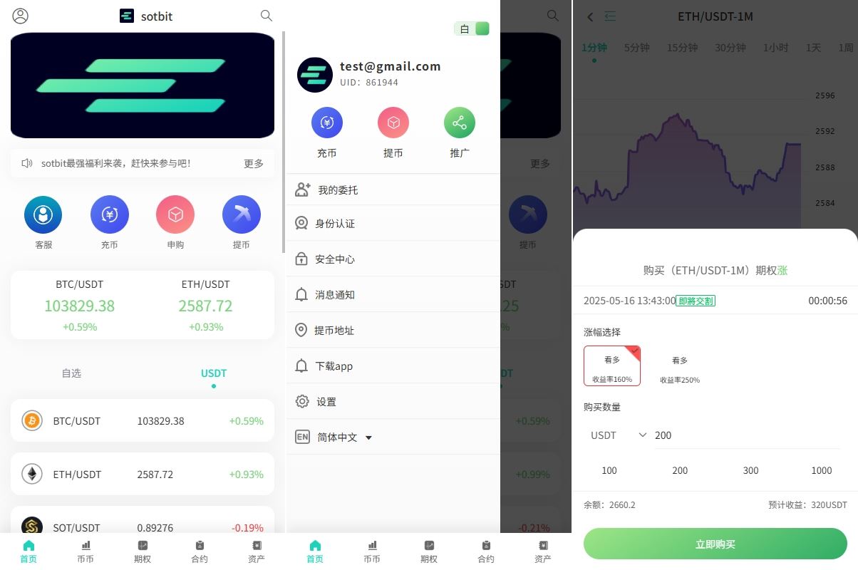 【uniapp海外交易所】运营版/期权交易/合约交易/多语言申购交易所 - 灵犀海外源码-灵犀海外源码
